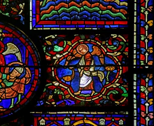 Szene aus dem Leben des heiligen Martin, Kathedrale von Chartres